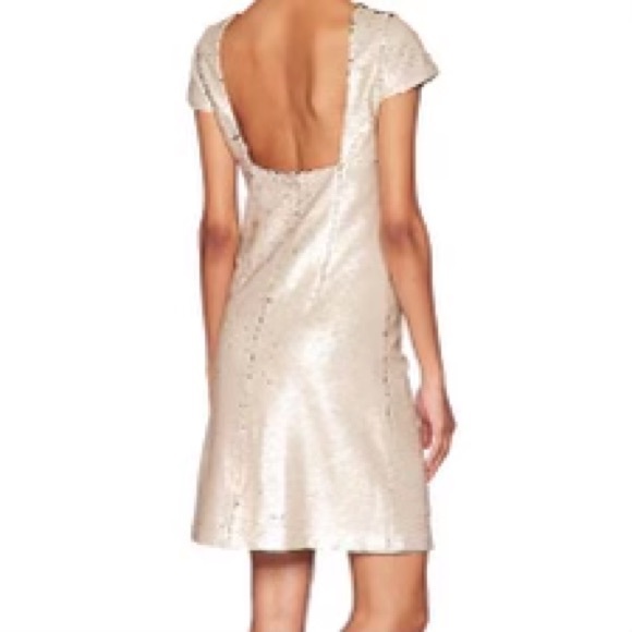 Sam Edelman Sequin Cap Sleeve Shift Dress - Picture 2 of 16